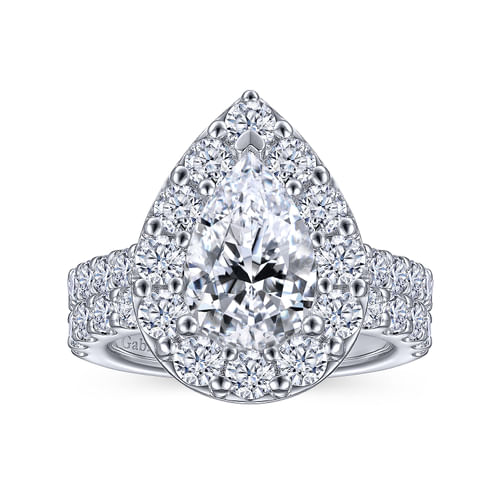 14K White Gold Matching Wedding Band