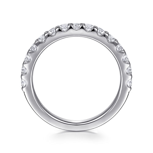14K White Gold Matching Wedding Band