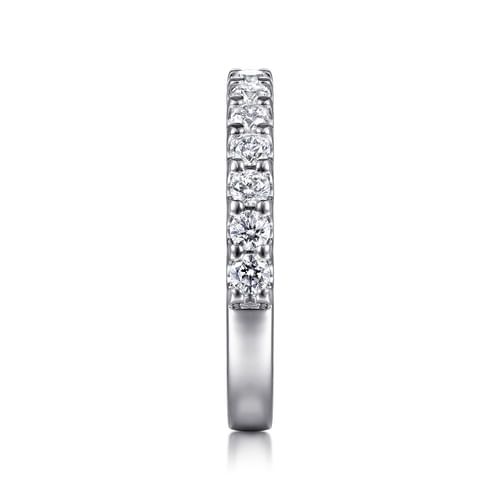 14K White Gold Matching Wedding Band