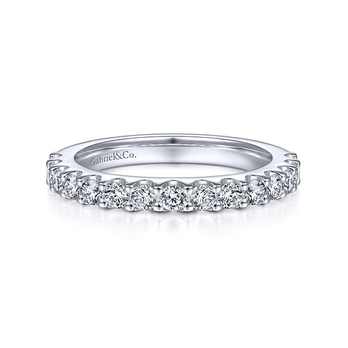 14K White Gold Matching Wedding Band