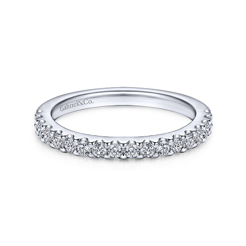 14K White Gold Matching Wedding Band