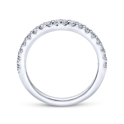 14K White Gold Matching Wedding Band