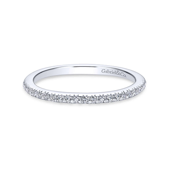 Gabriel - 14K White Gold Matching Wedding Band