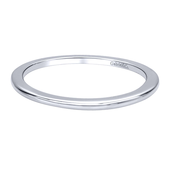 Gabriel - 14K White Gold Matching Wedding Band