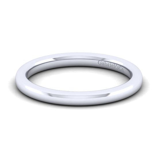 Gabriel - 14K White Gold Matching Wedding Band