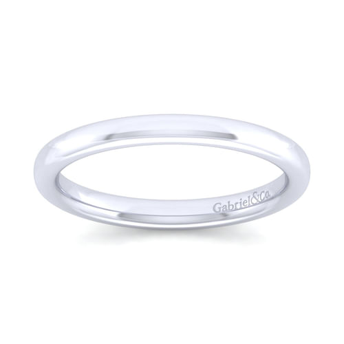 14K White Gold Matching Wedding Band