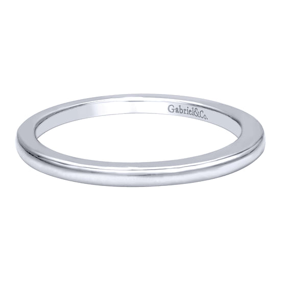 Gabriel - 14K White Gold Matching Wedding Band