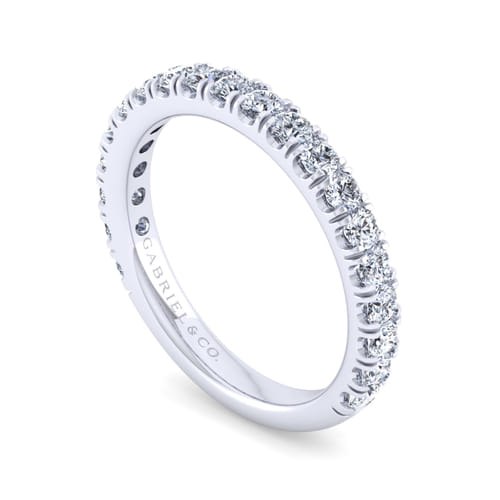 14K White Gold Matching Wedding Band