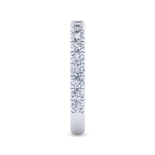 14K White Gold Matching Wedding Band