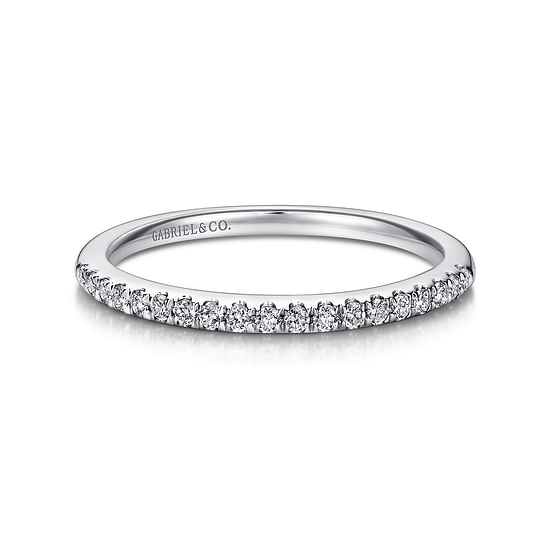 Gabriel - 14K White Gold Matching Wedding Band