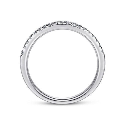 14K White Gold Matching Wedding Band