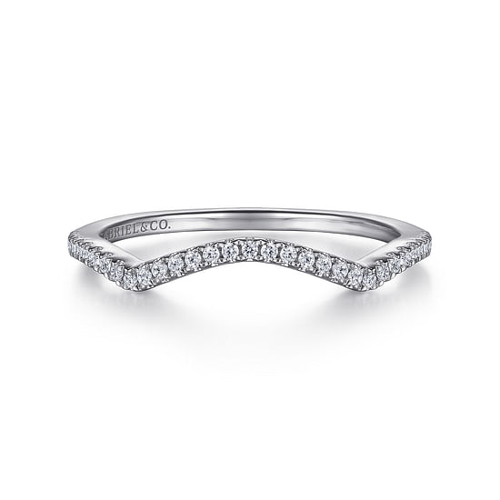 Gabriel - 14K White Gold Matching Wedding Band