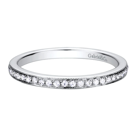 Gabriel - 14K White Gold Matching Wedding Band