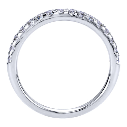14K White Gold Matching Wedding Band