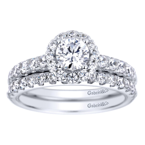 14K White Gold Matching Wedding Band