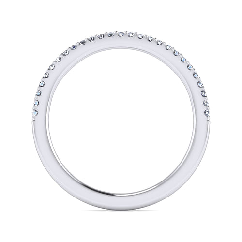 14K White Gold Matching Wedding Band