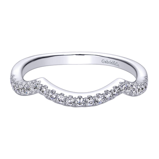 Gabriel - 14K White Gold Matching Wedding Band