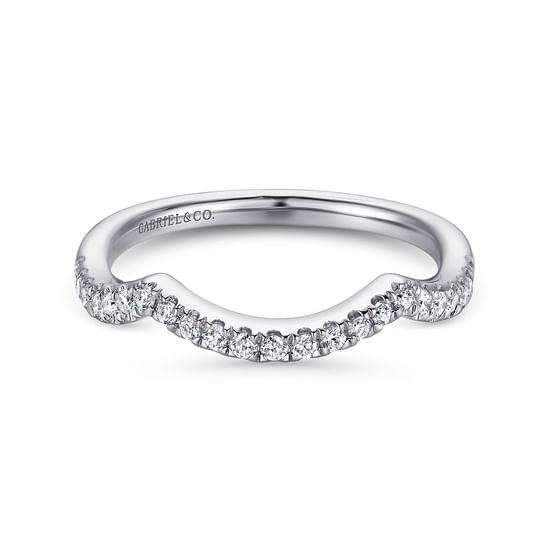 Gabriel - 14K White Gold Matching Wedding Band