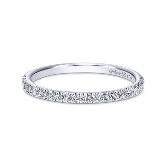 Gabriel - 14K White Gold Matching Wedding Band
