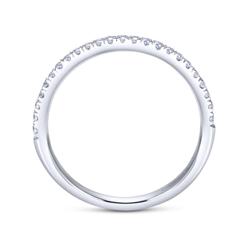 14K White Gold Matching Wedding Band