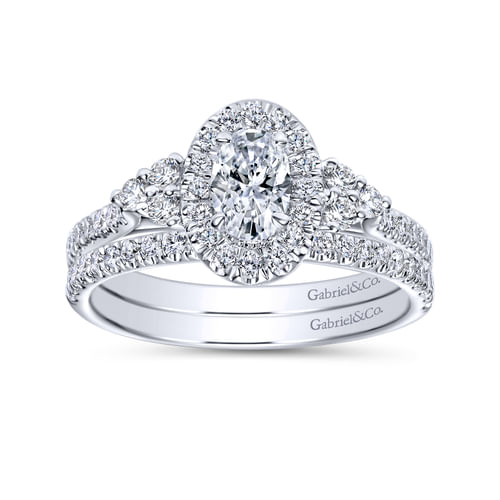 14K White Gold Matching Wedding Band