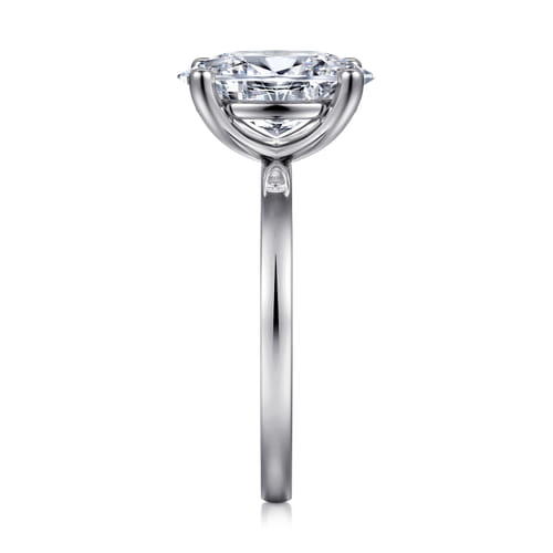 14K White Gold Oval Diamond Engagement Ring 14K White Gold Oval Diamond Engagement Ring