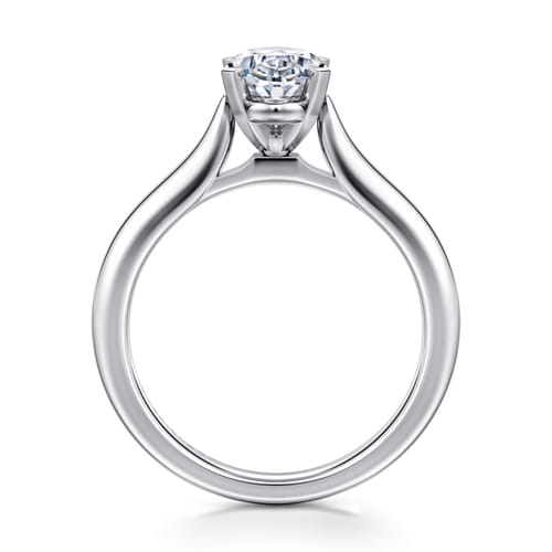 14K White Gold Oval Diamond Engagement Ring 14K White Gold Oval Diamond Engagement Ring