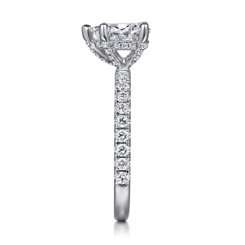 14K White Gold Pear Shape Diamond Engagement Ring 14K White Gold Pear Shape Diamond Engagement Ring