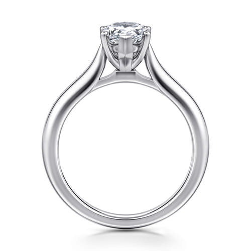 14K White Gold Pear Shape Diamond Engagement Ring 14K White Gold Pear Shape Diamond Engagement Ring