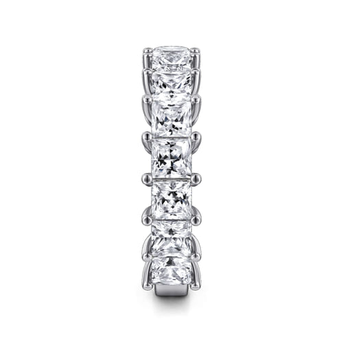 14K White Gold Princess Cut Diamond Anniversary Band 14K White Gold Princess Cut Diamond Anniversary Band