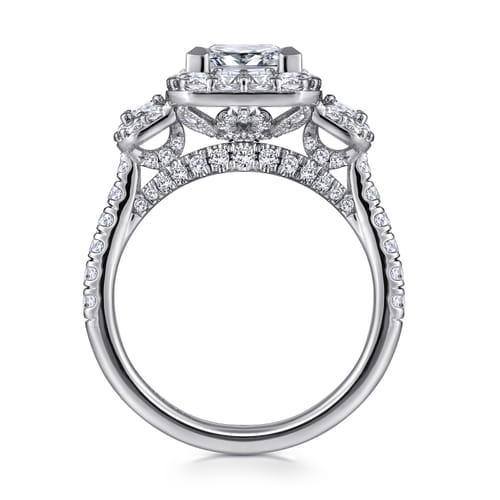 14K White Gold Princess Cut Diamond Engagement Ring 14K White Gold Princess Cut Diamond Engagement Ring