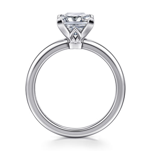14K White Gold Princess Cut Diamond Engagement Ring 14K White Gold Princess Cut Diamond Engagement Ring