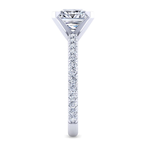 14K White Gold Princess Cut Diamond Engagement Ring 14K White Gold Princess Cut Diamond Engagement Ring