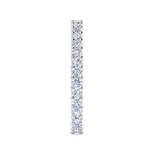 14K White Gold Prong Set Diamond Eternity Band