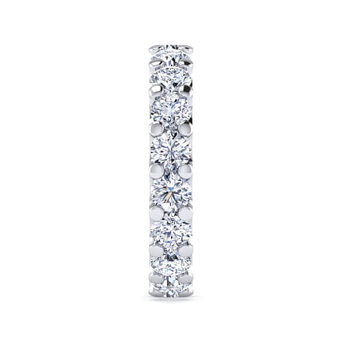 14K White Gold Prong Set Diamond Eternity Band