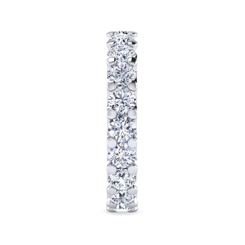 14K White Gold Prong Set Diamond Eternity Band