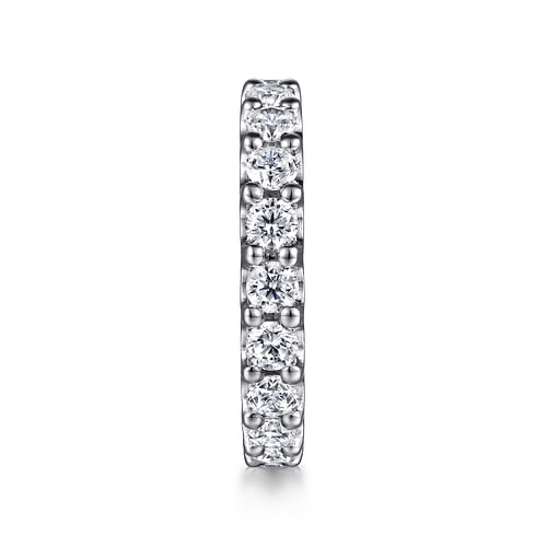 14K White Gold Prong Set Diamond Eternity Band