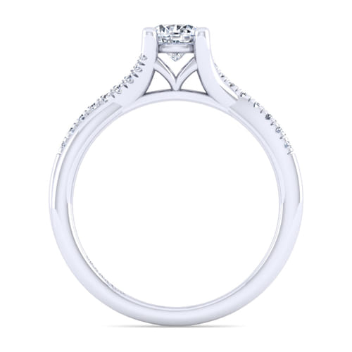14K White Gold Round Diamond Engagement Ring 14K White Gold Round Diamond Engagement Ring