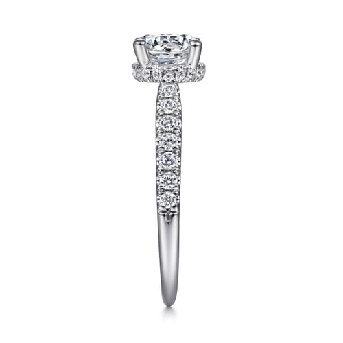 14K White Gold Round Diamond Engagement Ring 14K White Gold Round Diamond Engagement Ring