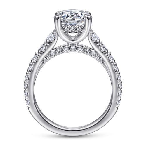 14K White Gold Round Diamond Engagement Ring 14K White Gold Round Diamond Engagement Ring