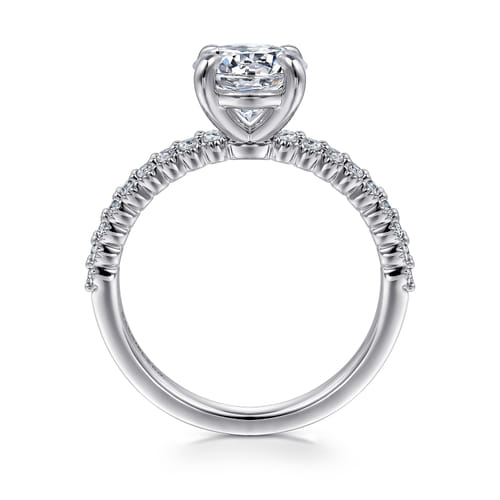 14K White Gold Round Diamond Engagement Ring 14K White Gold Round Diamond Engagement Ring
