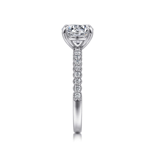 14K White Gold Round Diamond Engagement Ring 14K White Gold Round Diamond Engagement Ring