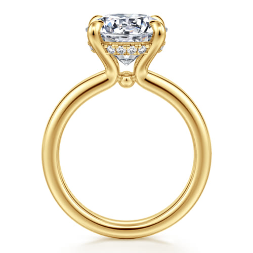 14K White Gold Round Diamond Engagement Ring 14K White Gold Round Diamond Engagement Ring
