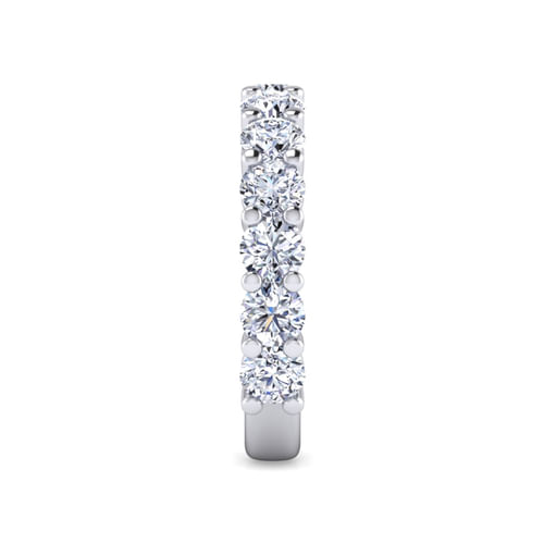 14K White Gold Shared Prong Diamond Anniversary Band