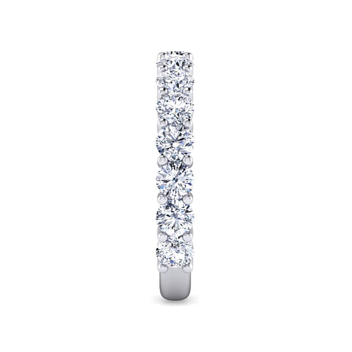 14K White Gold Shared Prong Diamond Anniversary Band