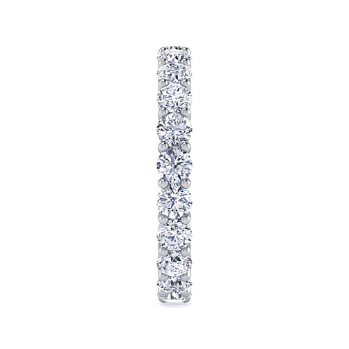 14K White Gold Shared Prong Diamond Eternity Band