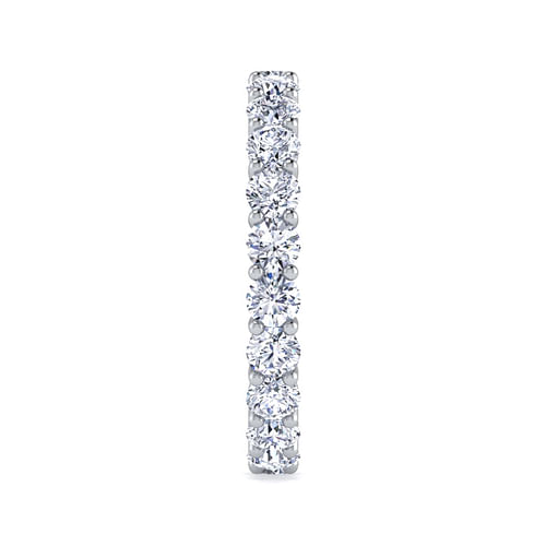 14K White Gold Shared Prong Diamond Eternity Band