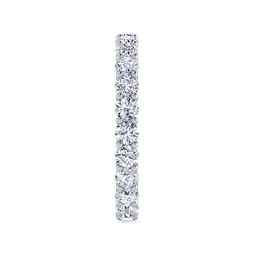 14K White Gold Shared Prong Diamond Eternity Band