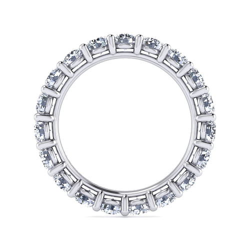 14K White Gold Shared Prong Diamond Eternity Band