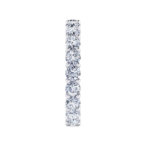 14K White Gold Shared Prong Diamond Eternity Band